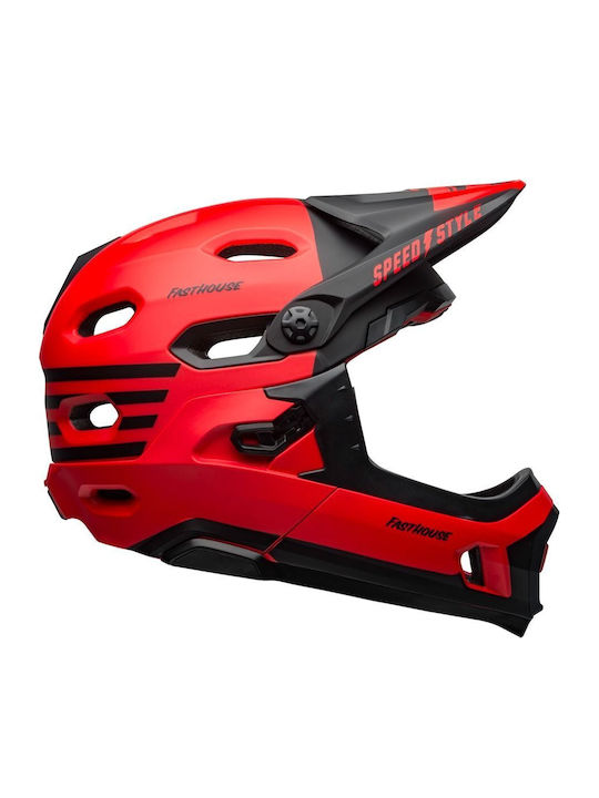 Bell Super Full Face Κράνος Ποδηλάτου Downhill / BMX Μαύρο