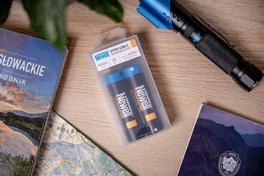 Newell Wiederaufladbare Batterien 21700 Li-Ion 5000mAh 3.6V 2 Stück