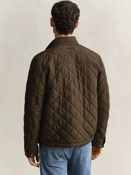 Puffer Waterproof Brown Jacket