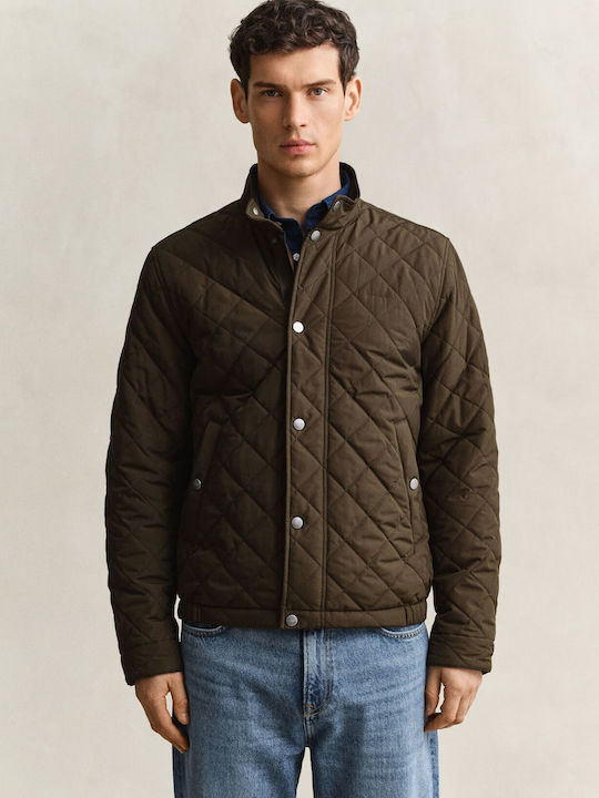 Puffer Waterproof Brown Jacket