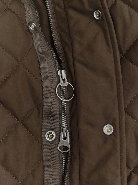 Puffer Waterproof Brown Jacket