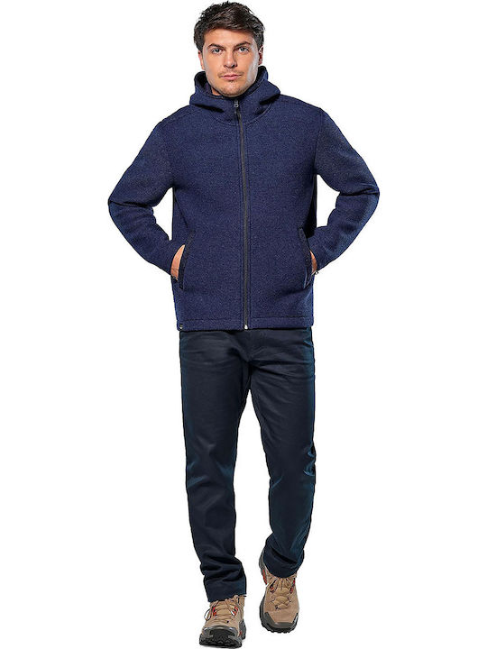 Fanes Sarner Winter Jacket Windproof Navy Blue