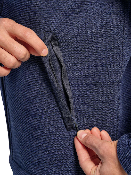 Fanes Sarner Winter Jacket Windproof Navy Blue