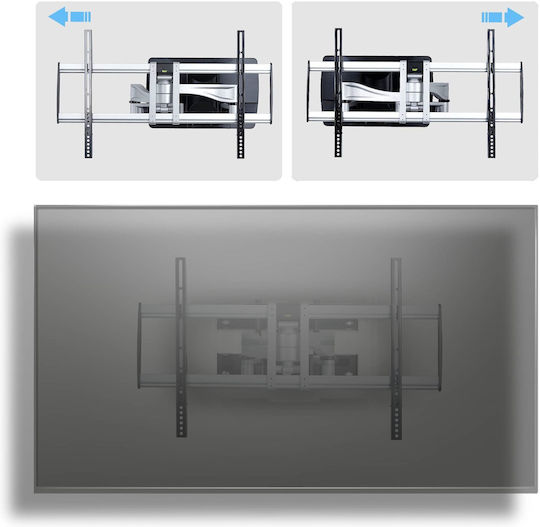 StarTech 100AP1-TV-WALL-MOUNT Стенна стойка за телевизор до 100" и 85 kg Сребриста