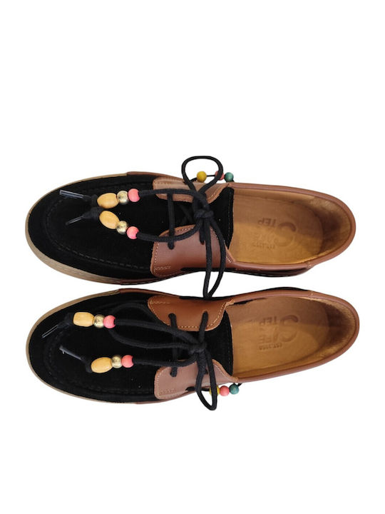 Leder Damen Mokassins