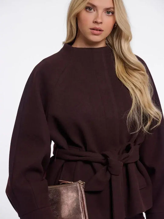 Women's Coat Chocolate Bean