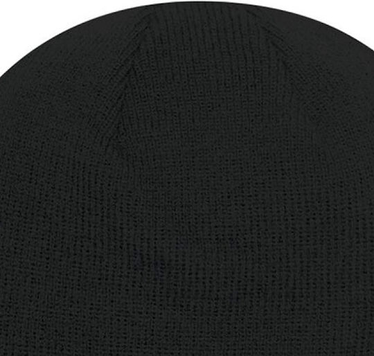 Beanie Unisex Knitted Beanie in Black Colour
