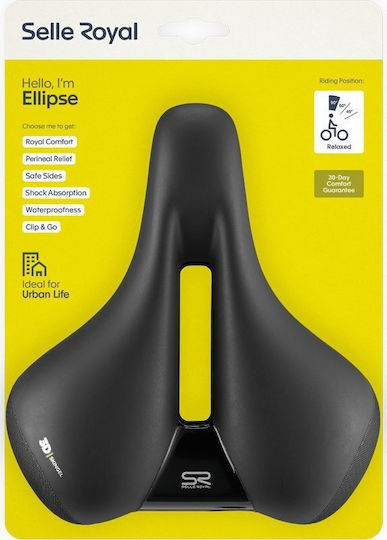Selle Royal Premium Fahrradsattel Schwarz 251 x 223 mm
