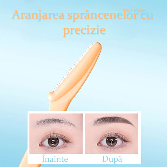 Set 4 Aparate de Ras Femei Bărbați Contur Sprâncene Față Corp Îndepărtare Păr Reutilizabile Ușor de Folosit Lamă Ascuțită Sigură Accesoriu Îngrijire Personală Multicolor Pristyle