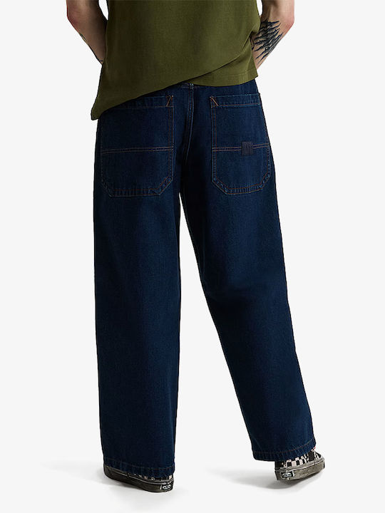 Men's Baggy Jeans Pants Dark Rinse