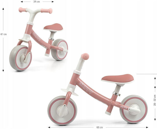 Milly Mally Kinder Balancefahrrad Rosa