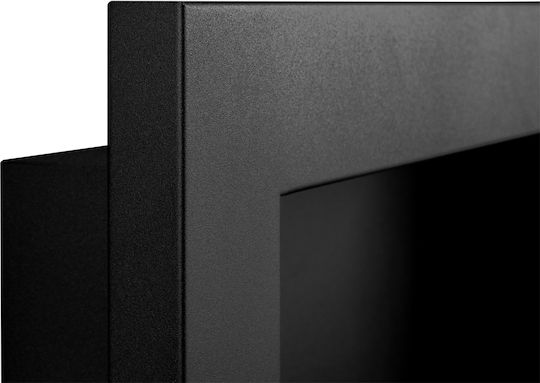 Globmetal Wall Mounted Indoor Bioethanol Fireplace Black