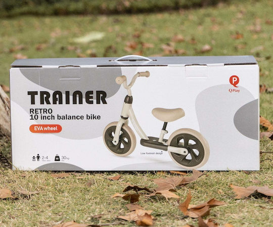 Q Play Bicicletă fără pedale Trainer Argintiu