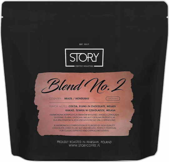 Story Coffee Roasters Espresso Arabica Kaffee mit Schokolade in Körner 250g