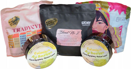 Story Coffee Roasters Espresso Arabica Kaffee mit Schokolade in Körner 250g
