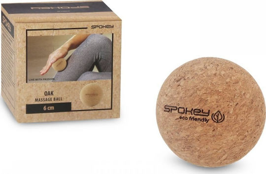 Spokey Massageball 6cm in Braunes Farbe