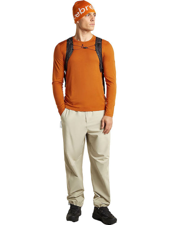 Icebreaker Oasis Men's Thermals Long-Sleeved Shirt Orange