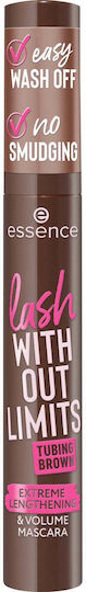 Essence Lash Without Limits Спирала с тръбичкова технология Кафяв 12ml