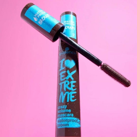 Essence I Love Extreme Crazy Mascara Водоустойчива Кафява 12ml