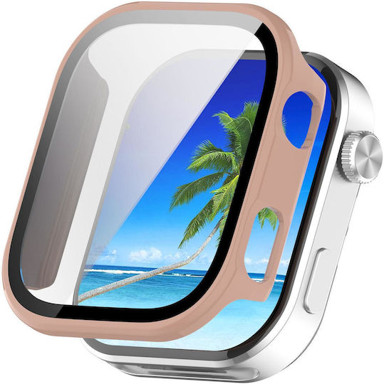 Redmi Watch 6 Xdfind Закалено Фолио Вграден Защитен Капак За Часовник Компютър Розов