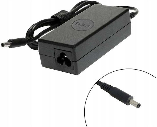 Dell Лаптоп Зарядно Устройство 45W 19.5V със Свалящ Се Кабел За Захранване и със Сет От Върхове
