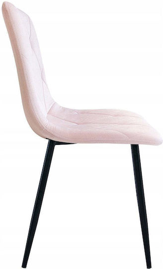 Libra Dining Chair Velvet Light Pink