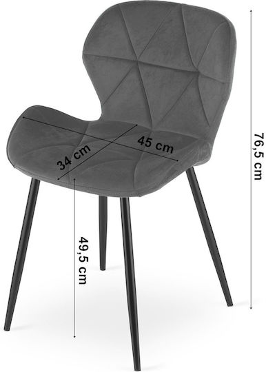Kitchen Chairs With Artificial Leather Upholstery White 2 Pieces 61x52x41cm