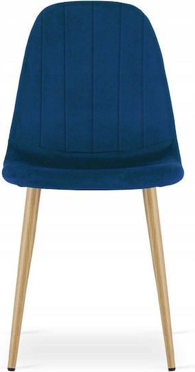 Dining Room Velvet Chairs Navy Velvet 3 Pieces