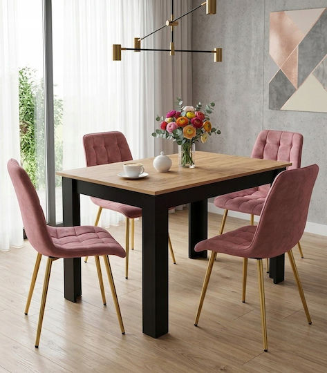 Velvet Dark Pink Dining Chair