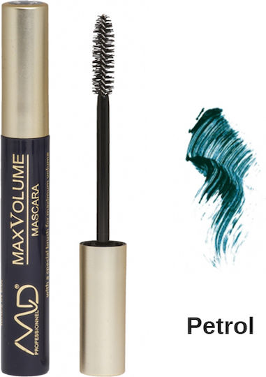 MD Professionnel Max Volume Mascara pentru Volum & Lungime Albastru Petrol 10ml