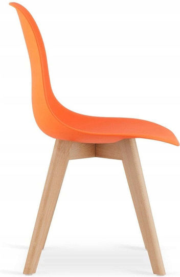 Leobert Ess- und Küchenstühle aus Polypropylen Orange 60x40x50cm
