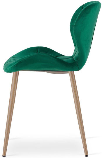 Ess- und Küchenstühle Samt Grüne 2 Stück 61x52x41cm