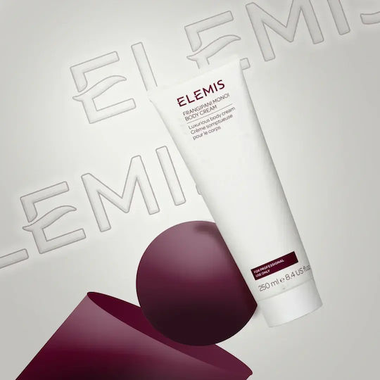 Elemis Frangipani Monoi Cremă de Corp Hidratantă cu Aromă de Nucă de Cocos pentru Piele Uscată 250ml