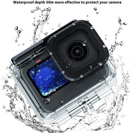 Waterproof Case Diving Up to 50 Meters Action Camera GoPro Hero 13 10 9