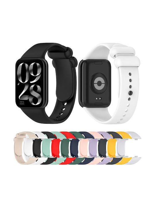 Redmi Watch 6 Watch 5 Watch 4 Xdfind Monochrome Black Buckle Watch Strap Silicone Light Grey