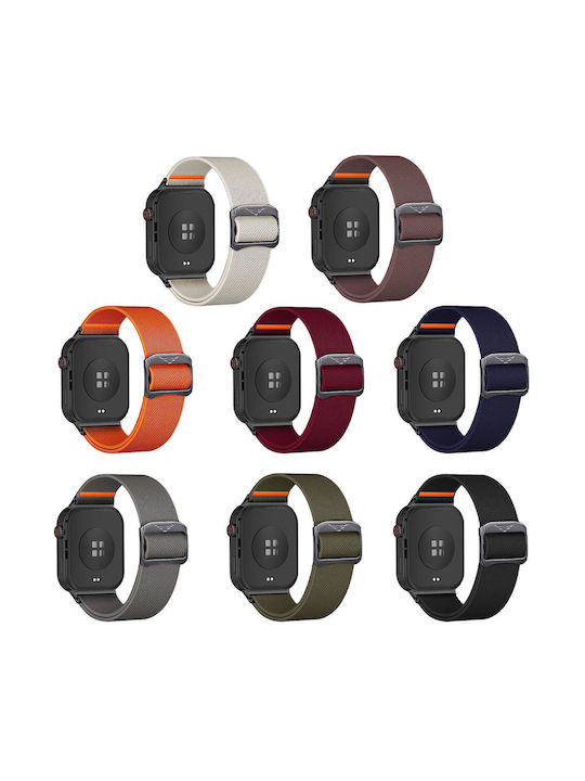 Xiaomi Band 10 Pro Redmi Watch 6 5 Bull Bead Buckle Elastic Nylon Watch Band Starlight