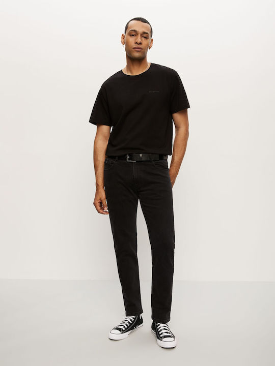 Bennet 264 Herren Jeanshosen Gerade Schwarz