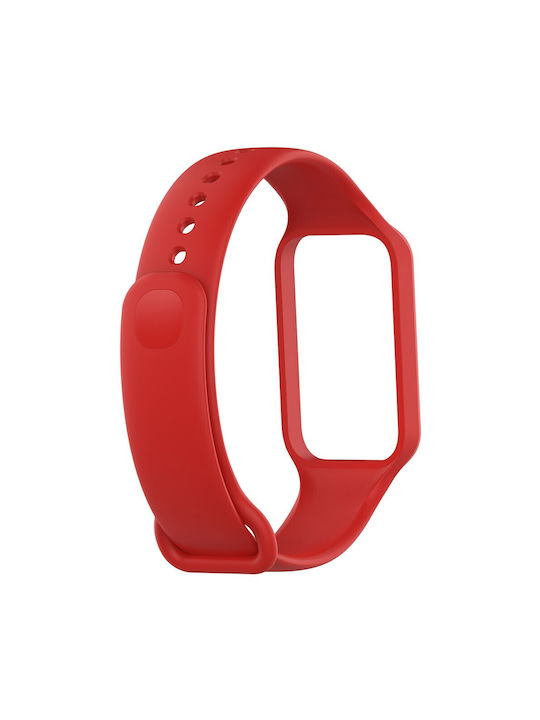 Silicone Strap Xiaomi Smart Band 8 Active Redmi Band 2 Red