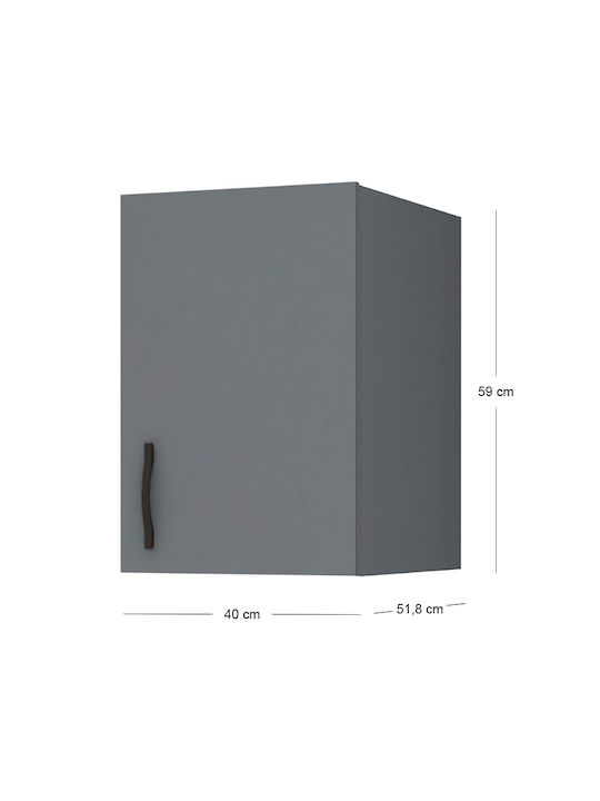 Megapap Loft Closet from Chipboard 40x51.8cm GP028-0112,4 Megapap Loft Closet from Chipboard 40x51.8cm GP028-0112,4