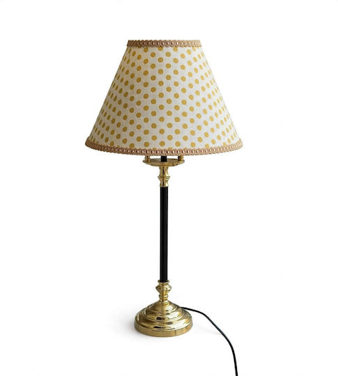 Table Lamp for E27 Fitting with Yellow Shade