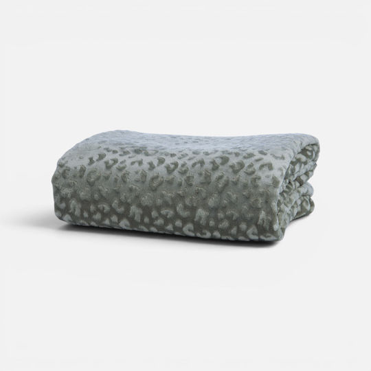 Nef-Nef Homeware Комплект плик за завивка 160x220cm Единична с калъфка за възглавница Зелен Зелен