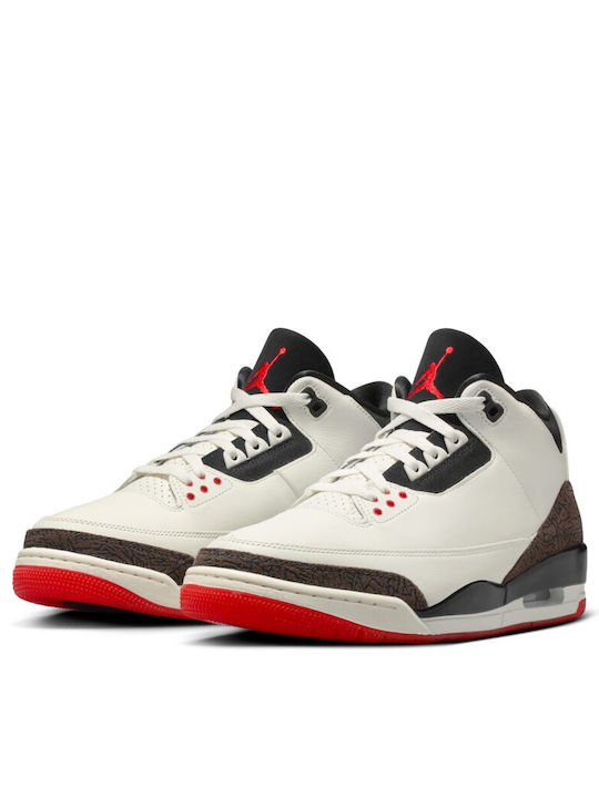 Air  3 Retro Мъжки Сникърси Бели