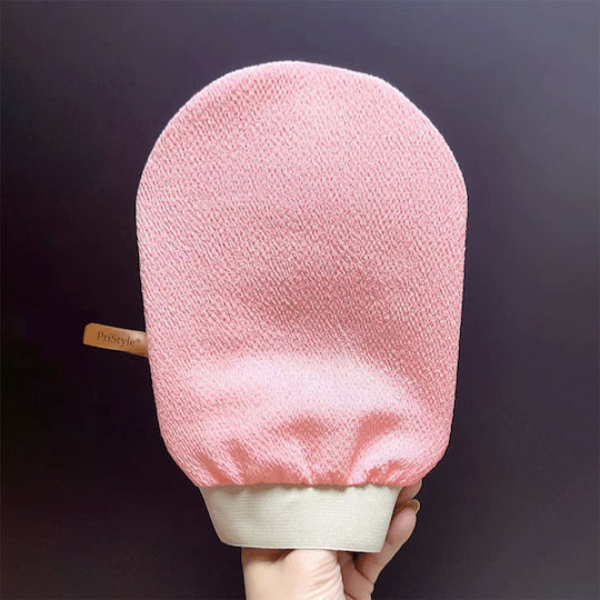 Set 2 Mănuși De Exfoliere A Corpului Îndepărtează Celulele Moarte Impuritățile Piele Netedă Moale Ideal Pentru Duș Băi Refolosibile Roz Pristyle
