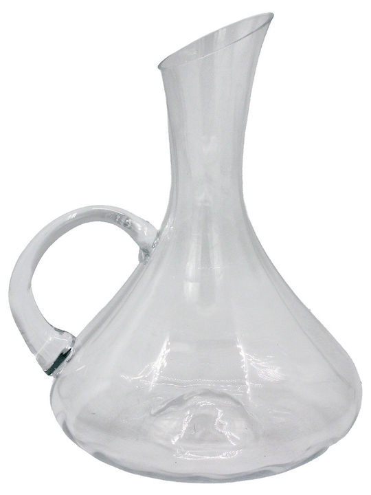Keskor Стъклена Карафа за Сервиране на Вино 27см с Капачка 2100ml