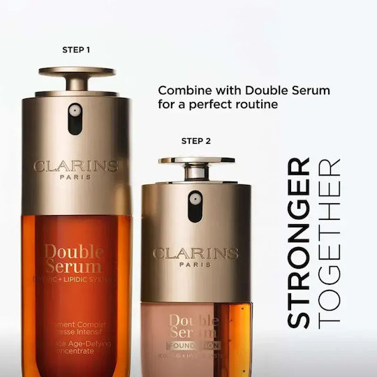 Clarins Double Serum Фон дьо тен Rejuvenating And Radiance-boosting L2w 30ml