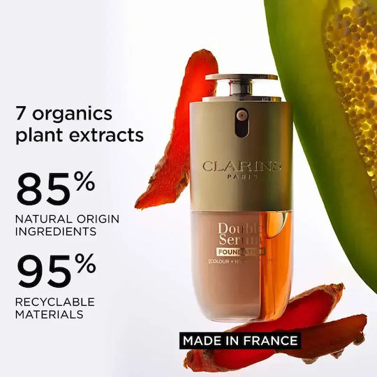 Clarins Double Serum Фон дьо тен Rejuvenating And Radiance-boosting L2w 30ml
