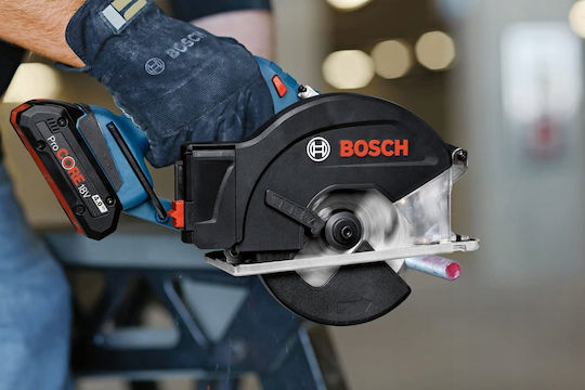 Bosch 0615990N3A Комплект Ъглошлайф, Циркулярен Трион, Акумулаторна Бормашина и Саблен Трион Безчетков 18V с 3 Батерии 4Ah - 5.5Ah и Калъф