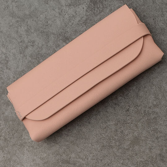 Soft Eyeglass Case with Magnetic Closure Pink