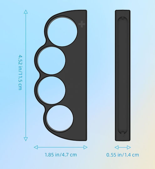 Jys Griff für Switch Bedienfeld für Switch 2 in Schwarz