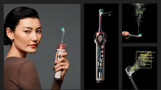 Dyson CameraJet Ηλεκτρική Οδοντόβουρτσα με Θήκη Ταξιδίου Ceramic Pink